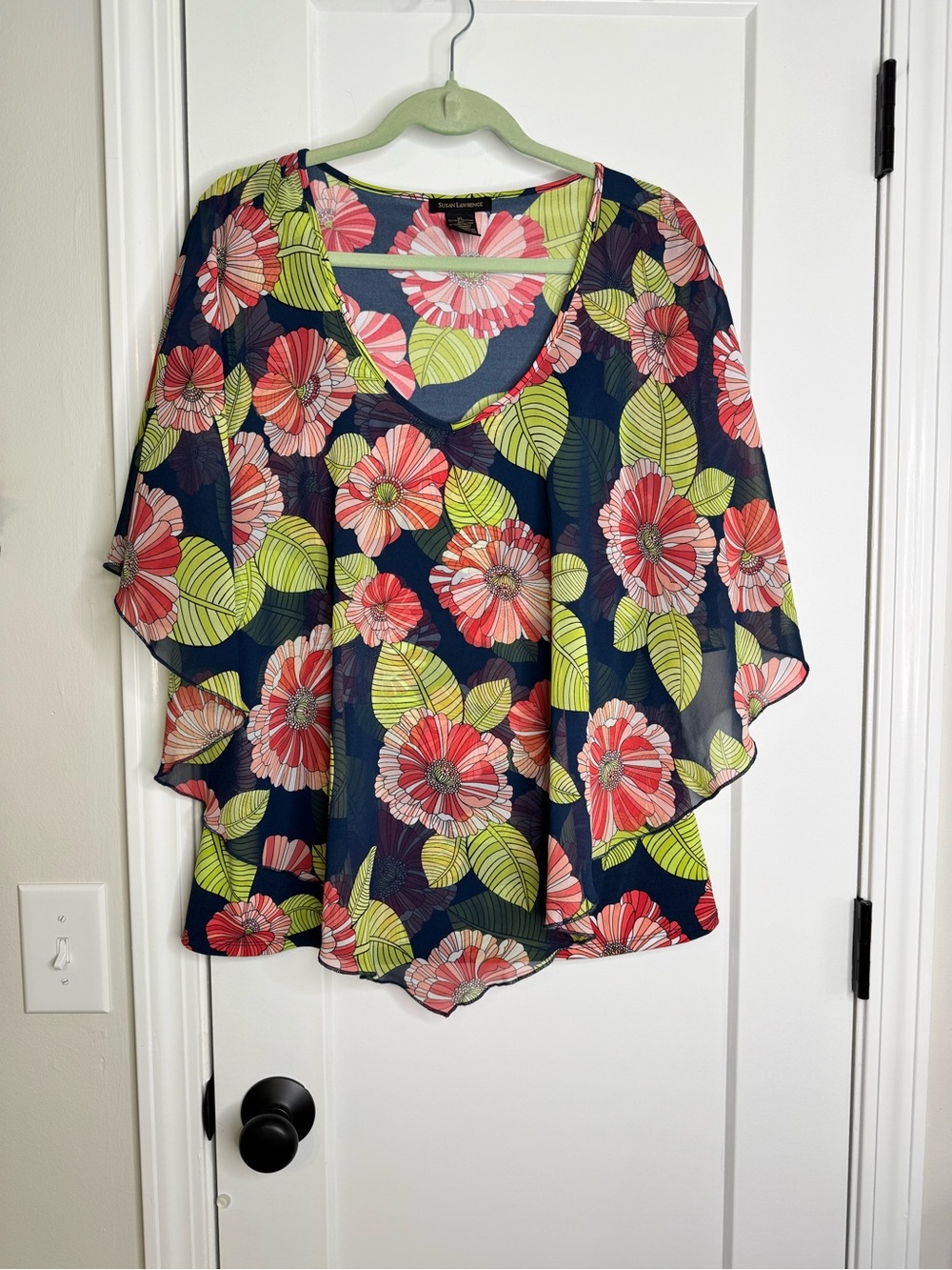 Susan Lawrence Poncho Style Top